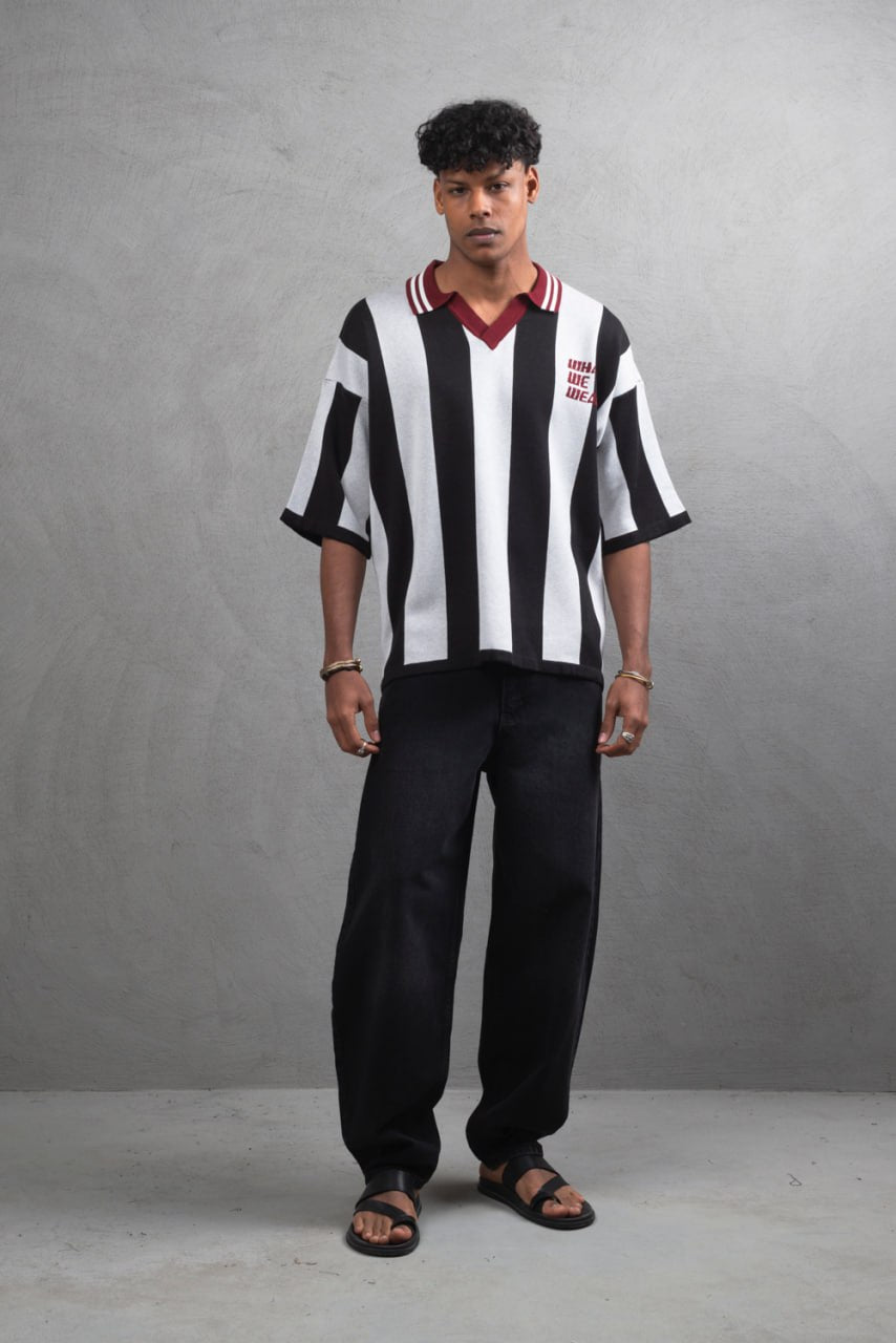 ESSENTIAL WOOL RIBBED OVERSIZE TEE