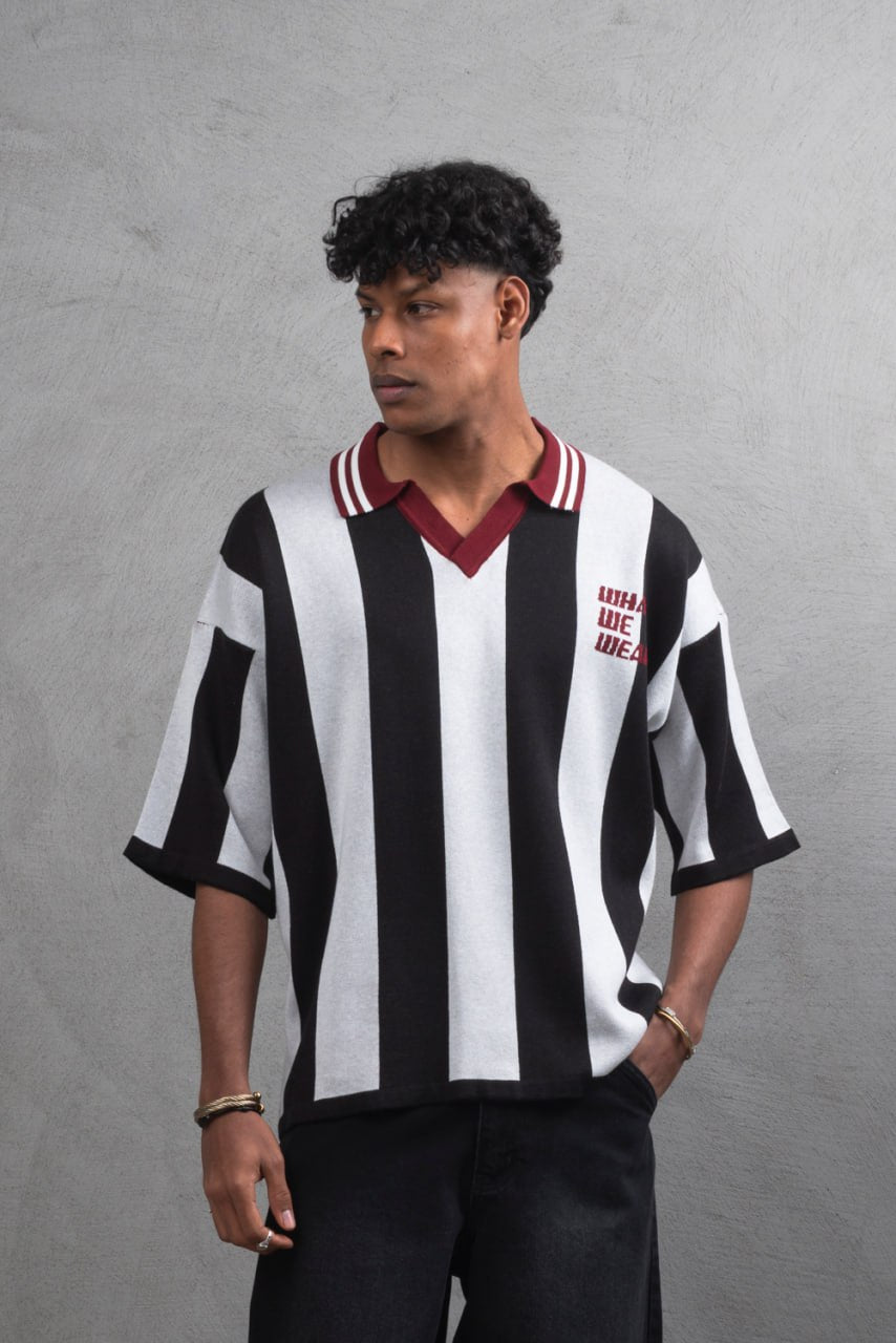 ESSENTIAL WOOL RIBBED OVERSIZE TEE