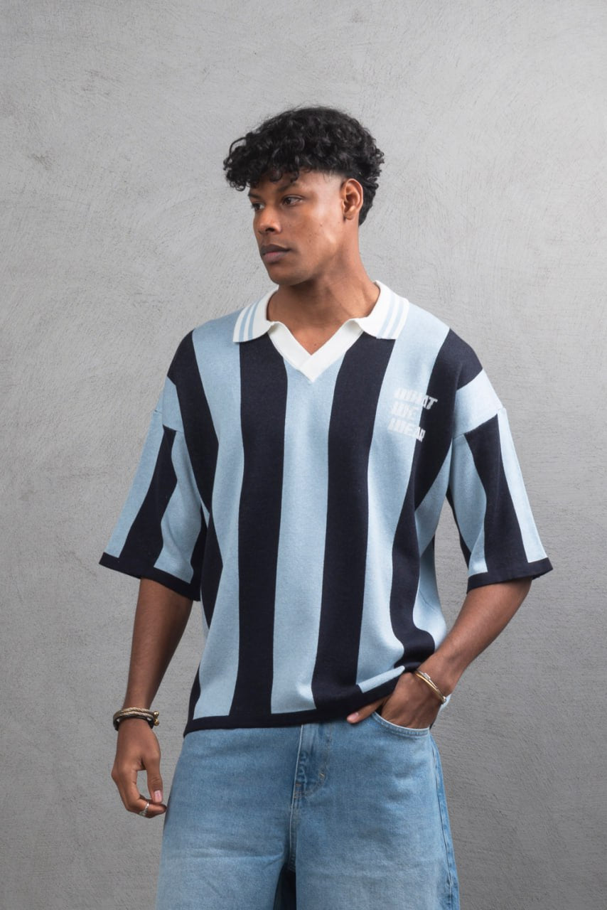 ESSENTIAL WOOL RIBBED OVERSIZE TEE
